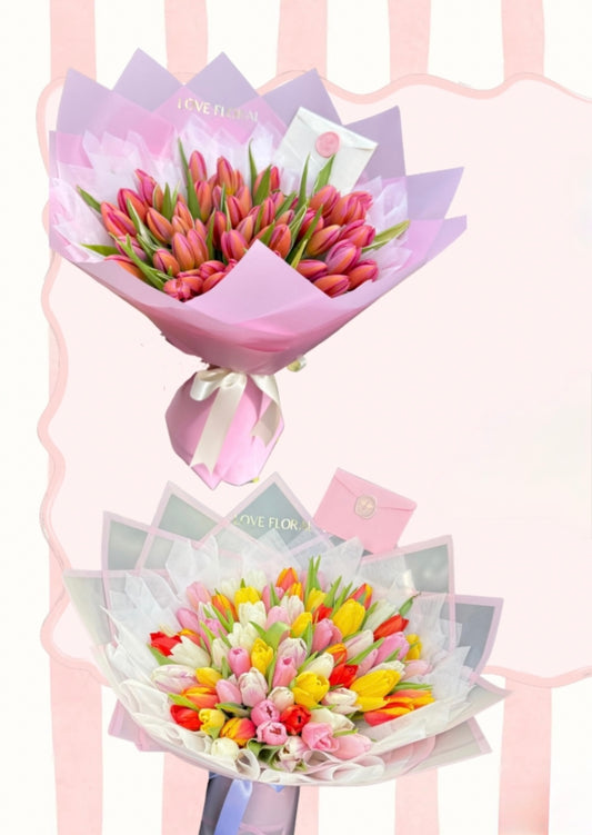 Bouquet 60 Tulips